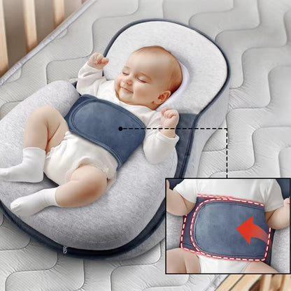 Baby Anti-Reflux Lounger Pillow With Side Support